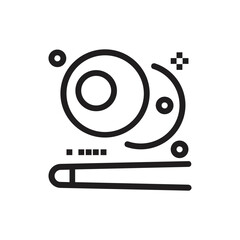 Set of event planning icons in line style. Holidays, events, parties, celebrations, entertainment. Vector illustration.