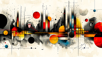 Abstract Geometric Symphony