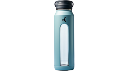 Advanced Fitness Water Bottle for Active Lifestyles on transparent background