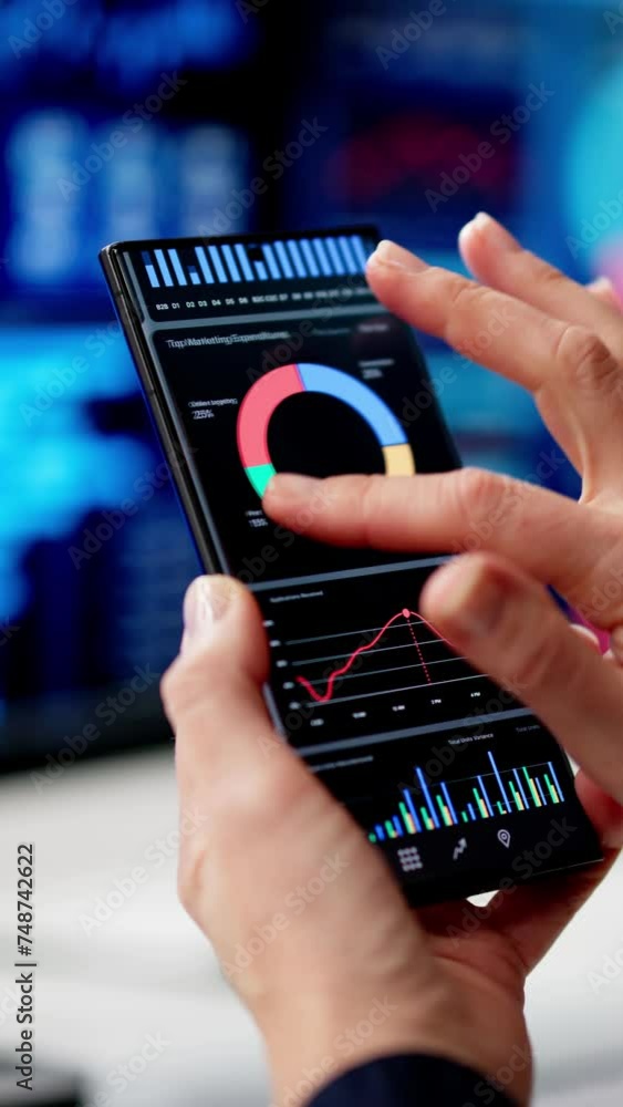 Poster Predictive Business KPI Data Technology Dashboard