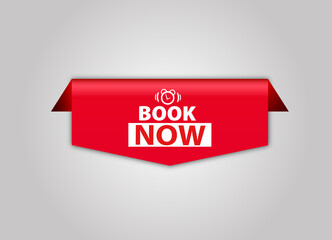 red flat sale web banner for book now poster and banner 