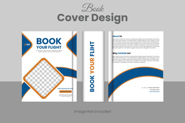 travel book cover design template