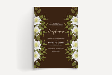 BRIDAL SHOWER FLORAL INVITATION TEMPLATE