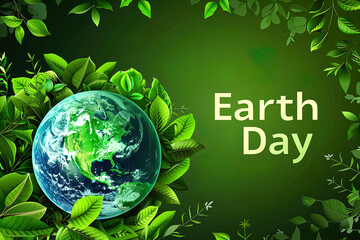 The concept of World Earth Day. eco-friendly design. Vector illustration. The concept of Land conservation. April 22nd