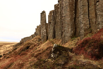 Gerðuberg  is a cliff of dolerite, a coarse-grained basalt rock, located on western peninsula...