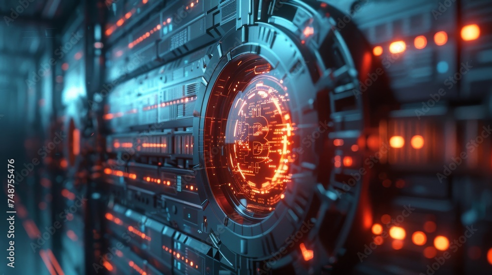 Poster cutting edge security solutions being implemented in the crypto space, like fortified digital vaults