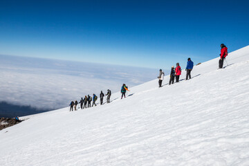 Embracing the Serene Majesty of Uhuru Peak’s Descent