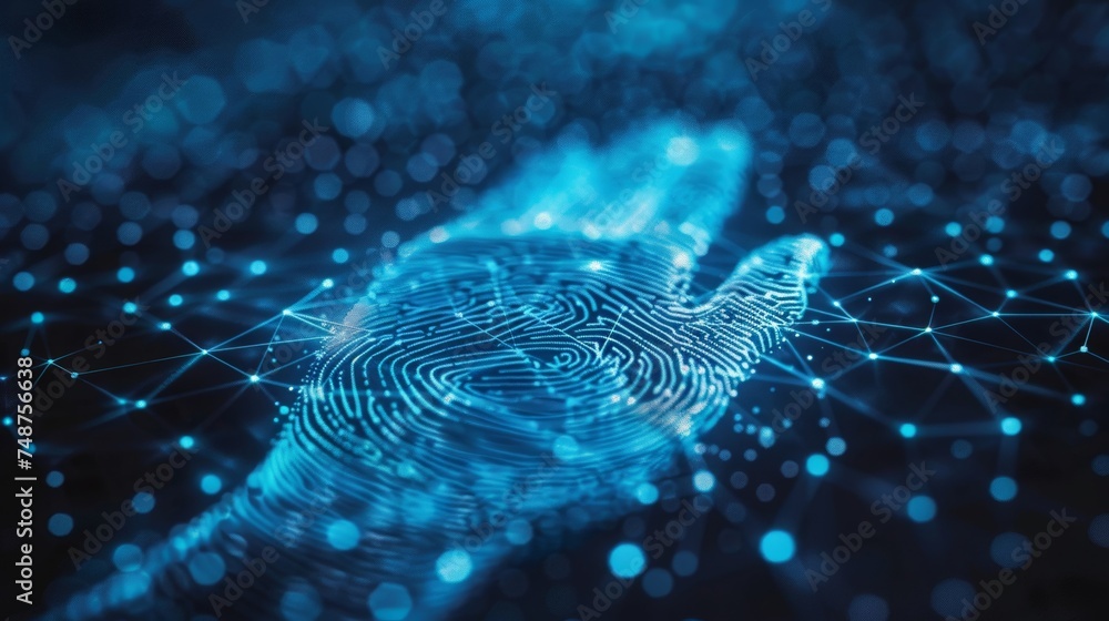 Poster biometric security for crypto: advanced biometric security measures like fingerprint and facial reco