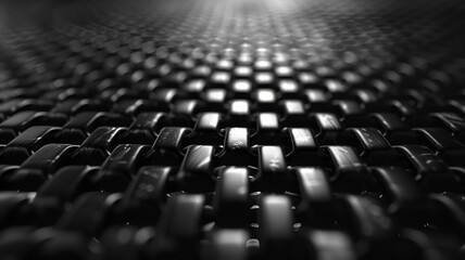 Fototapeta premium Monochrome shot accentuating the texture of a wet street after a downpour