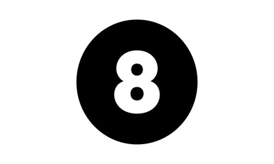 Simple Number Icon 