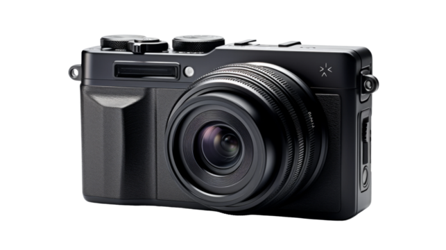 Large Sensor Compact Camera Advanced Features on transparent background