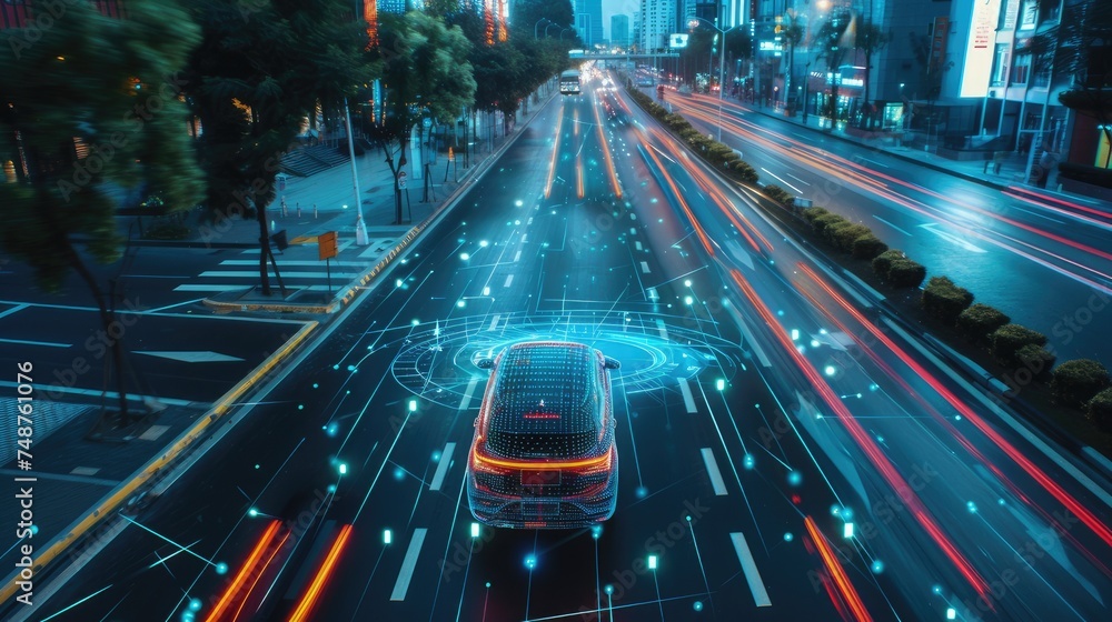 Poster Edge computing use cases including real-time analytics, IoT device management, and low-latency applications such as autonomous vehicles and augmented reality