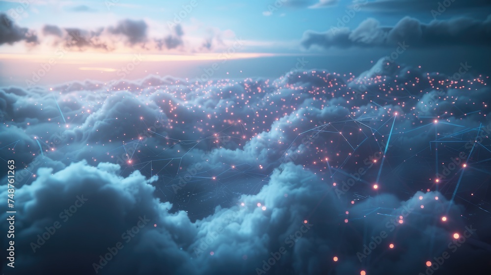 Leinwandbilder Edge computing use cases including real-time analytics, IoT device management, and low-latency applications such as autonomous vehicles and augmented reality