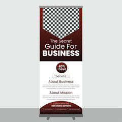Creative Roll Up Banner Design and template