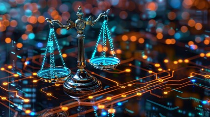 Cryptocurrency Legal Framework Structure: An abstract structure symbolizing the framework of cryptocurrency laws.