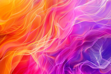 Obraz premium A captivating display of vibrant colors unfolds in the abstract modern wallpaper, transforming any environment with its lively and energetic ambiance