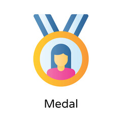 Mothers day medal vector design isolated on white background