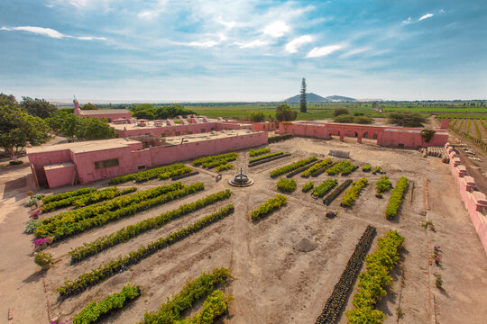 Vi&ntilde;a Tacama, a traditional Peruvian wine and pisco producer, offers tours in the vineyards of the winery in Ica, Peru.