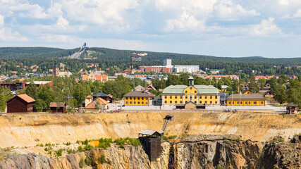 Sweden, Falun, Falun copper mine, UNESCO World Heritage Site