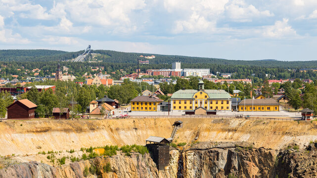 Sweden, Falun, Falun copper mine, UNESCO World Heritage Site