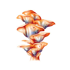 watercolor coral illustration