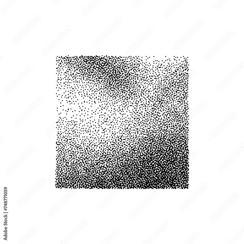 Poster abstract dithering bitmap vector shape object forms