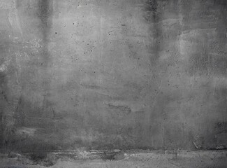 Concrete gray wall grunge rough texture background vignette with space for text - obrazy, fototapety, plakaty