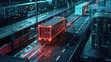 High-tech tracking and monitoring systems for streamlined logistics.