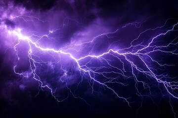 Abstract blue and purple lightning