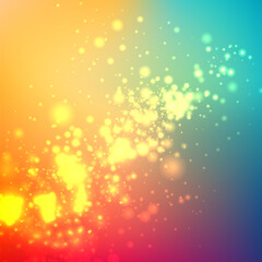 Blurred Gradient Background, Bokeh Backdrop, Vector gradient illustration