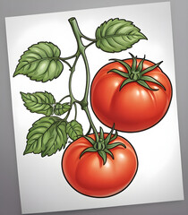 tomato illustration