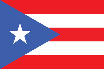 national flag of the Puerto Rico