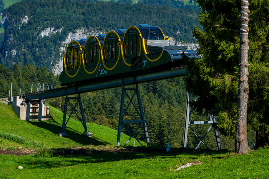 Schwyz&ndash;Stoos funicular is the steepest funicular in the world, Switzerland.