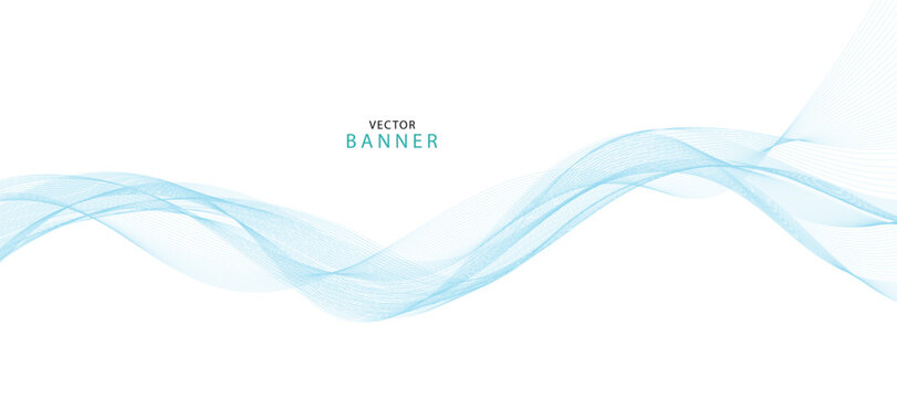 Lines for the background. blue stripes on a white background. Vector for brochures.