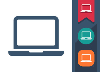 Laptop Icon. Computer