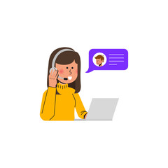 Customer Service Illustration