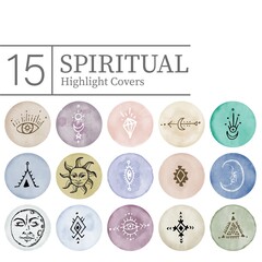 Spiritual Mystical Social media Highligh Covers