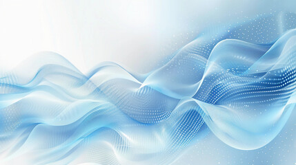 abstract technology background with gradient from blue to white
