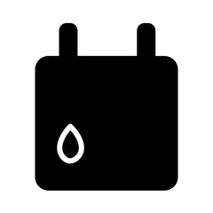 Bag Blood Donate Glyph Icon