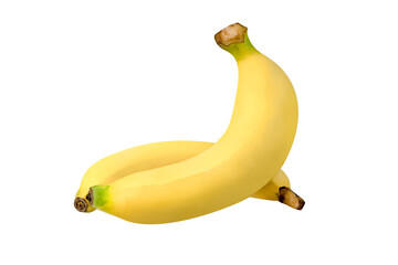 ripe banana isolated