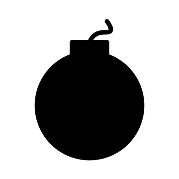 Attack Blast Bomb Glyph Icon