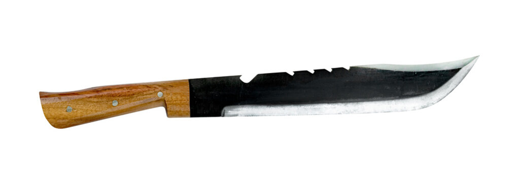 Hiking knives or big knife isolated