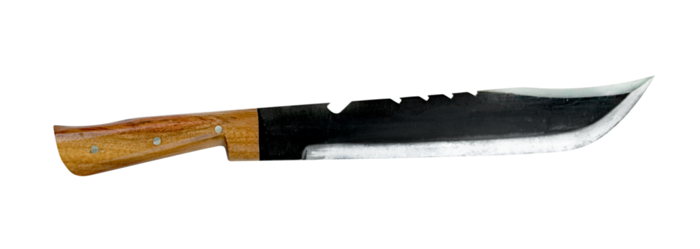 Hiking knives or big knife isolated