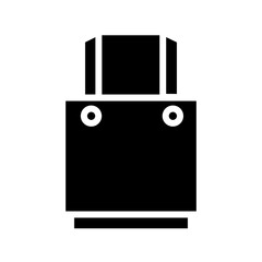 Bag Fashion Hipster Glyph Icon