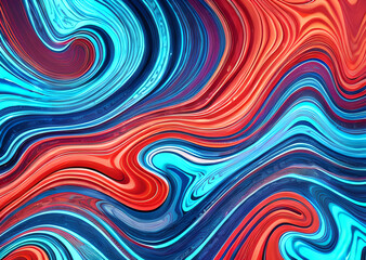 Fototapeta na wymiar Colorful flowing spiral liquid waves background wallpaper,mixed gradient color abstract high definition and high definition,Generative AI