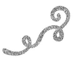 Grey Squiggle Doodle Line