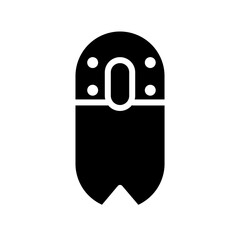 Fashion Scissor Sewing Glyph Icon