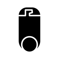 Kids Pin Safety Glyph Icon