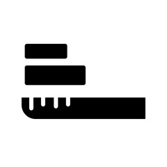 Scale Sewing Tape Glyph Icon
