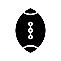 Activity Ball Rugby Glyph Icon